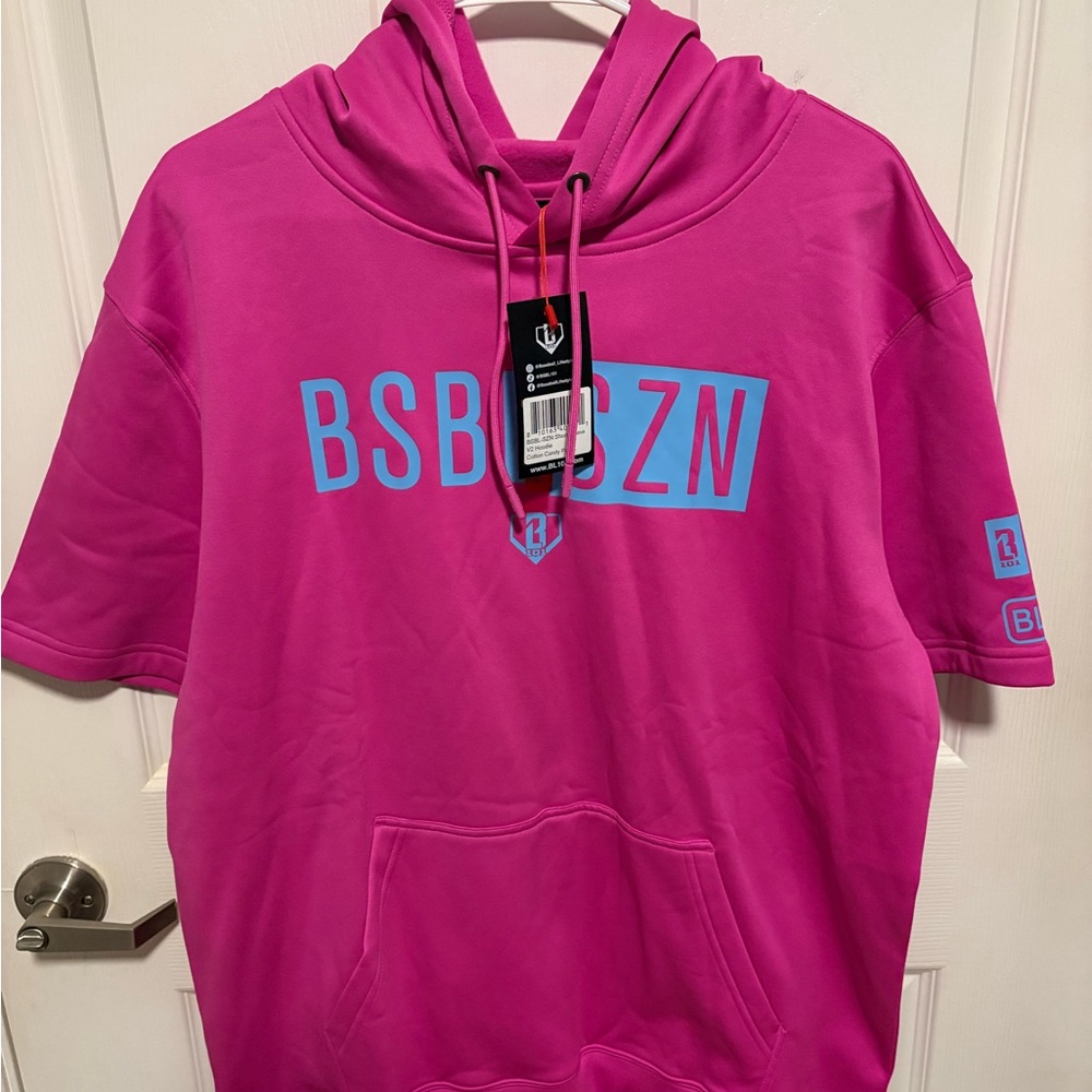 BSBSZN Pink Hoodie for Men